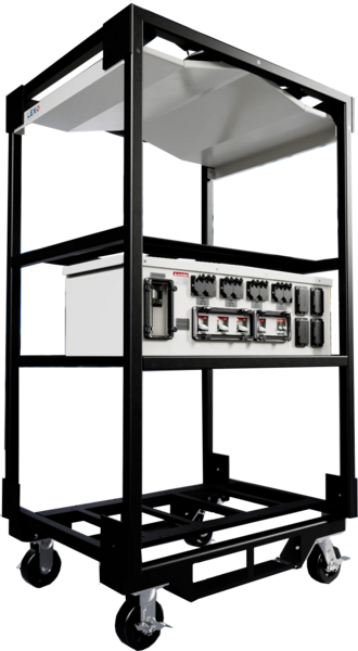 WELDINGRACK 4-PACK TO LOCKING RECEPTACLES, 480V